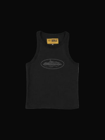 Corteiz Alcatraz Unisex Tank Top Black/Black