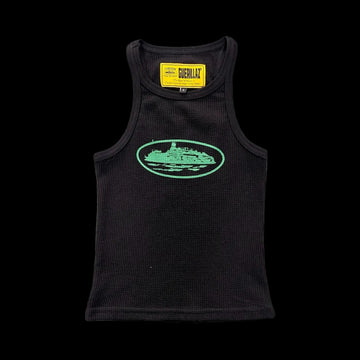 Corteiz Alcatraz Unisex Tank Top Black/Green